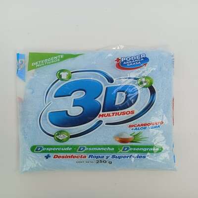 Detergente 3D Multiusos 250 gr